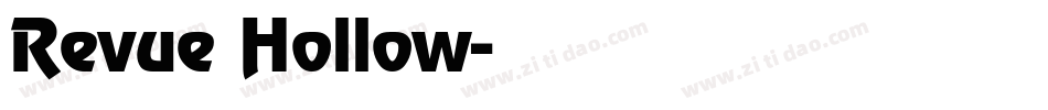 Revue Hollow字体转换